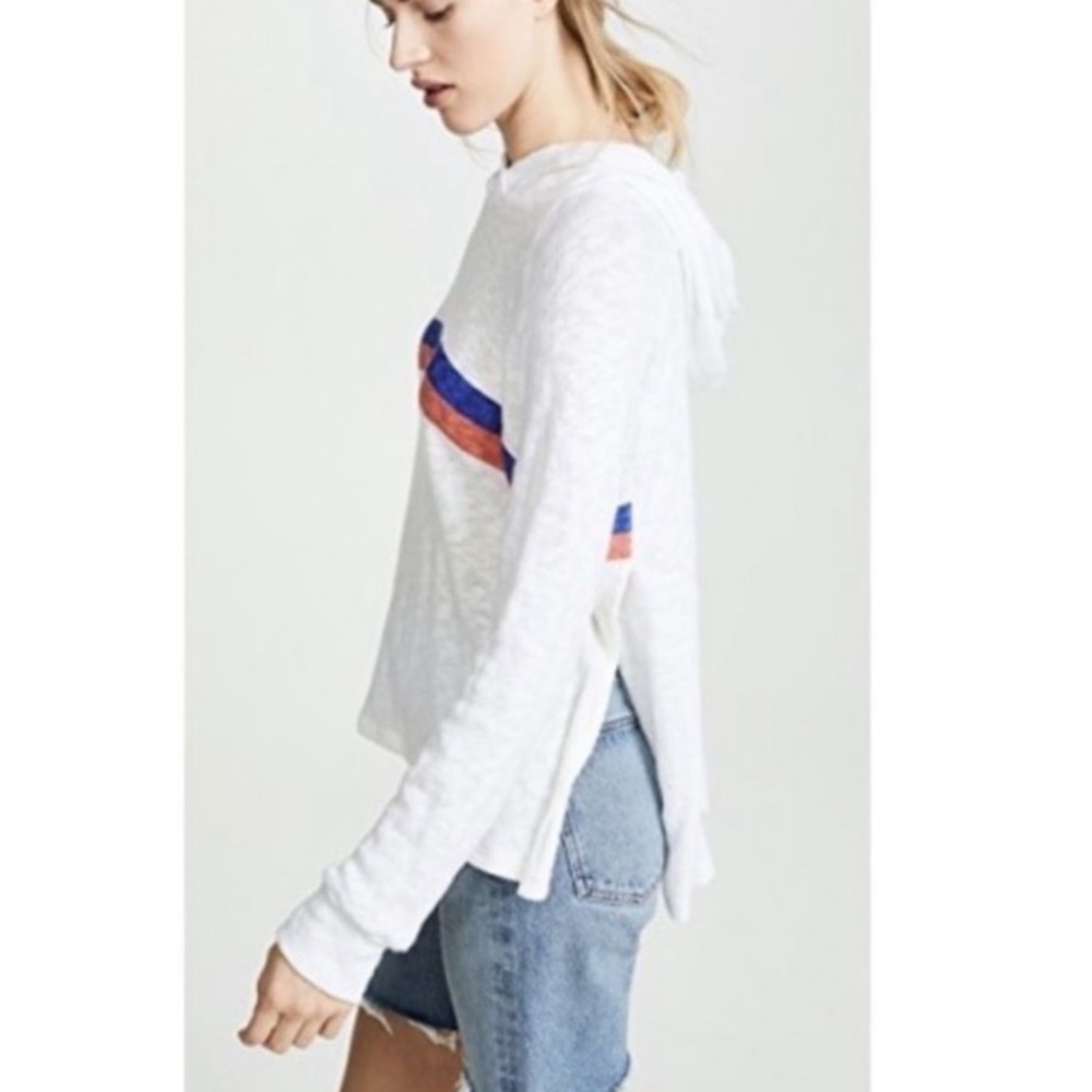 Sundry Slit Lightweight Knit Hoodie - Picture 11 of 12